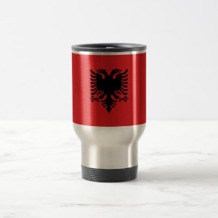 Mug De Voyage Drapeau de l'Albanie
