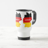 Mug De Voyage drapeau de l'Allemagne (Devant droit)