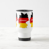 Mug De Voyage drapeau de l'Allemagne (Centre)