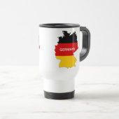 Mug De Voyage drapeau de l'Allemagne (Devant droit)