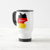Mug De Voyage drapeau de l'Allemagne (Devant gauche)