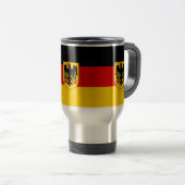 Mug De Voyage Drapeau de l'Allemagne - le Bundesdienstflagge (Devant droit)