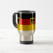 Mug De Voyage Drapeau de l'Allemagne - le Bundesdienstflagge (Devant gauche)
