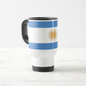 Mug De Voyage Drapeau de l'Argentine (Devant gauche)
