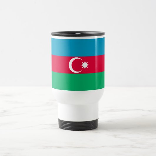 Mug De Voyage Drapeau de l'Azerbaïdjan patriotique (Centre)
