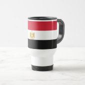 Mug De Voyage Drapeau de l'Égypte (Devant droit)