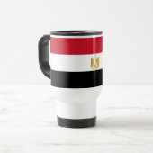 Mug De Voyage Drapeau de l'Égypte (Devant gauche)