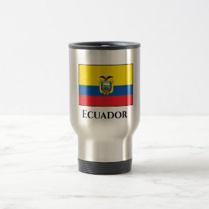 Mug De Voyage Drapeau de l'Équateur