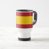 Mug De Voyage Drapeau de l'Espagne (Devant droit)