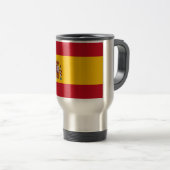 Mug De Voyage Drapeau de l'Espagne (Devant droit)