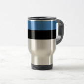 Mug De Voyage Drapeau de l'Estonie (Devant droit)
