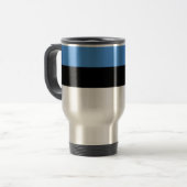 Mug De Voyage Drapeau de l'Estonie (Devant gauche)