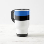 Mug De Voyage Drapeau de l'Estonie (Devant gauche)