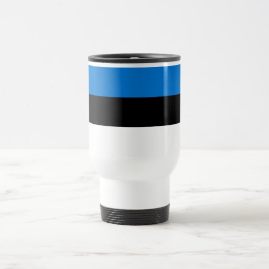 Mug De Voyage Drapeau de l'Estonie (Centre)