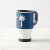 Mug De Voyage Drapeau de l'État de Caroline du Sud (Devant droit)