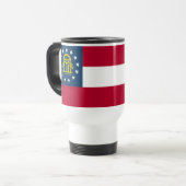 Mug De Voyage Drapeau de l'État de Géorgie (Devant gauche)