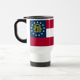Mug De Voyage Drapeau de l'État de Géorgie