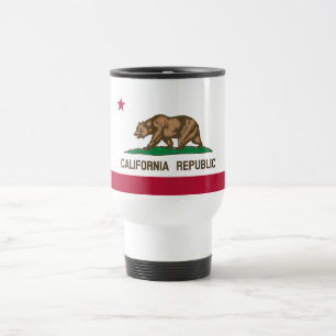 Mug De Voyage Drapeau de l'État de la République de Californie