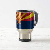 Mug De Voyage Drapeau de l'État de l'Arizona (Devant droit)