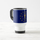 Mug De Voyage Drapeau de l'État de l'Indiana (Devant gauche)