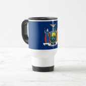 Mug De Voyage Drapeau de l'État de New York (Devant gauche)