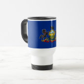 Mug De Voyage Drapeau de l'État de Pennsylvanie (Devant gauche)