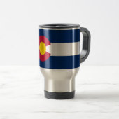 Mug De Voyage Drapeau de l'État du Colorado (Devant droit)