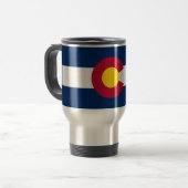 Mug De Voyage Drapeau de l'État du Colorado (Devant gauche)