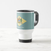 Mug De Voyage Drapeau de l'État du Delaware (Devant droit)
