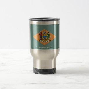 Mug De Voyage Drapeau de l'État du Delaware, The Diamond US Stat