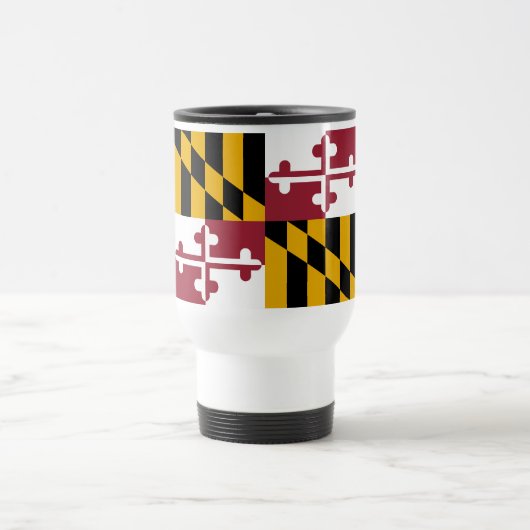 Mug De Voyage Drapeau de l'État du Maryland (Centre)