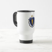 Mug De Voyage Drapeau de l'État du Massachusetts (Devant gauche)