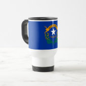 Mug De Voyage Drapeau de l'État du Nevada (Devant gauche)