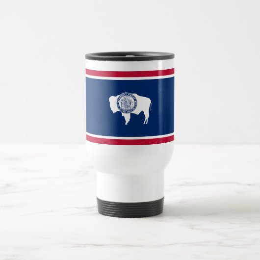 Mug De Voyage Drapeau de l'État du Wyoming (Centre)