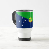 Mug De Voyage Drapeau de l'île Christmas (Devant gauche)