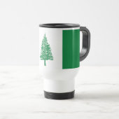 Mug De Voyage Drapeau de l'île Norfolk (Devant droit)