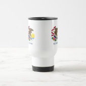 Mug De Voyage Drapeau de l'Illinois (Centre)