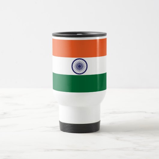 Mug De Voyage Drapeau de l'Inde (Centre)