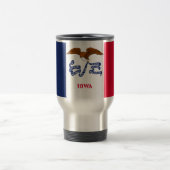 Mug De Voyage Drapeau de l'Iowa (Centre)