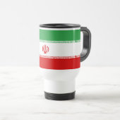 Mug De Voyage Drapeau de l'Iran (Devant droit)