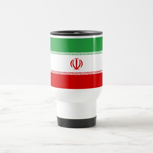 Mug De Voyage Drapeau de l'Iran (Centre)