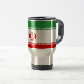 Mug De Voyage Drapeau de l'Iran (Devant droit)