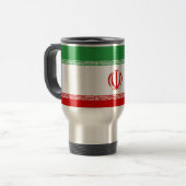 Mug De Voyage Drapeau de l'Iran (Devant gauche)