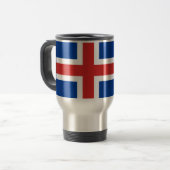 Mug De Voyage Drapeau de l'Islande (Devant gauche)