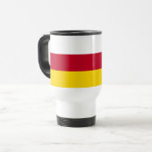 Mug De Voyage Drapeau de l'Ossétie du Nord (Devant gauche)