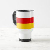 Mug De Voyage Drapeau de l'Ossétie du Sud (Devant gauche)