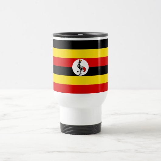 Mug De Voyage Drapeau de l'Ouganda (Centre)