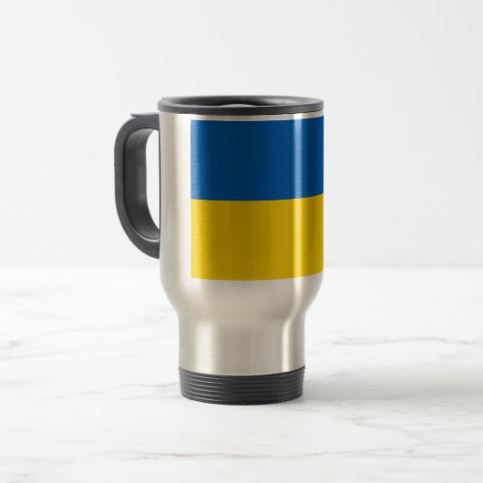 Mug De Voyage Drapeau de l'Ukraine (Devant gauche)