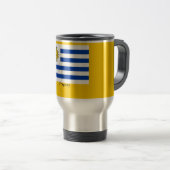 Mug De Voyage Drapeau de l'Uruguay (Devant droit)
