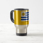 Mug De Voyage Drapeau de l'Uruguay (Devant gauche)